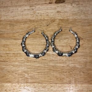 80’s style bamboo earrings